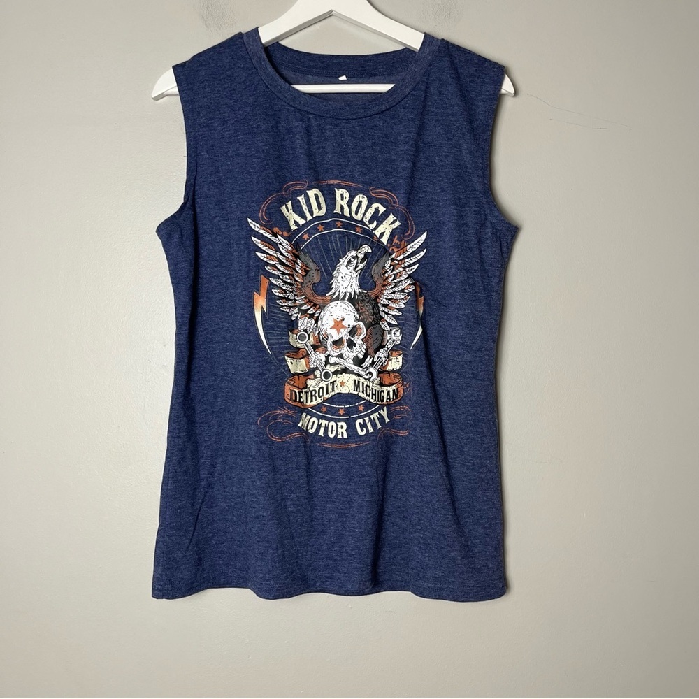 Kid Rock Motor‎ City Detroit Graphic Tank Medium